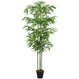 vidaXL Umetno bambusovo drevo 864 listov 180 cm zeleno Cene
