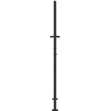  Vrtna vrata Crna 105 x 205 cm Čelik s prahom premazan | shoptok.hr