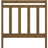  Posteljno vzglavje medeno rjavo 106x4x100 cm trdna borovina, (20645390) | Shoptok.si