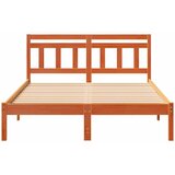  Krevetna konstrukcija Smeđa 120 x 190 cm Čvrsto borovo drvo | shoptok.hr