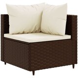  8-dijelni set vrtnih sofa s jastucima smeđi od poliratana | shoptok.hr