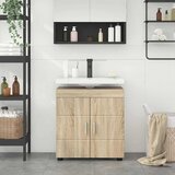 vidaXL Ormarić za umivaonik s pohranom sonoma hrast 60 x 34 x 63 cm Cijene