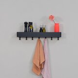 Spinder Design Črna jeklena stenska kopalniška polica Multi – | Shoptok.si