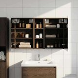  Komplet omaric za kopalnico s polico 3 pcs 100 x 10,5 x 60,5 cm, (5000246395) | Shoptok.si