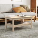 The Living Store Klubska mizica 80×50×40 cm trdna borovina - Klubska Mizica, (21573083) | Shoptok.si
