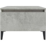  Bočni stolić boja betona 50 x 46 x 35 cm od konstruiranog drva | Shoptok.si