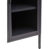 Premier Housewares Siva jeklena vitrina 80x102x40 cm Acier – | Shoptok.si