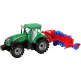  Tractor With Plough Friction Drive Red | shoptok.hr