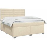  Boxspring krevet s madracem Krem 140 x 190 cm Tkanina 144 x 190 x 140.5 cm | Shoptok.si