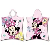 Rožnat otroški kopalni plašč iz frotirja Minnie –