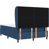 Box spring krevet s madracem Plava 140 x 200 cm tkanina - Plava 140 x 200 cm S gumbima | shoptok.hr