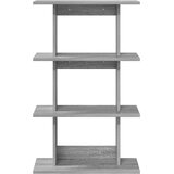  Polica na zidu Zidna montaža Siva 56 x 20 x 90 cm | shoptok.hr