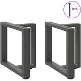  Noge za klub stolić T-oblika 2 kom antracit 50x25x(42-43) cm čelik | Eponuda.com