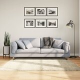  Čupavi tepih PAMPLONA visoka vlakna moderni zlatni 160 x 160 cm | shoptok.hr