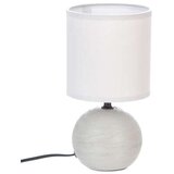 Atmosphera SVJETILJKA STOLNA TIMEO 13X25CM PVC/KERAMIKA SVIJETLO SIVA | shoptok.hr