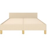  Okvir kreveta bez madraca krem 120 x 200 cm od tkanine | shoptok.hr