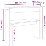  Konzolni stol boja hrasta sonome 102x30x80 cm konstruirano drvo | Eponuda.com