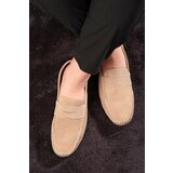 Ducavelli Naran Genuine Leather Men's Casual Shoes, Loafers, Lightweight Shoes, Suede Shoes. Cene