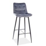 Barska stolica CHIC H-1 - Baršun - siva | shoptok.hr
