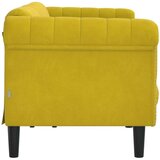 Maison Chic Trosjed žuti baršunasti | shoptok.hr