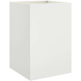vidaXL Cvetlično korito belo 52x48x75 cm hladno valjano jeklo | Shoptok.si