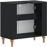  Kupaonski ormarić za sudoper ALKMAAR Crna 59,5 x 31,5 x 59 cm | shoptok.hr