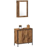  Set namještaja za kupaonicu 2 kom. Smeđa Konstruirano drvo | shoptok.hr