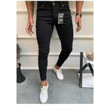 Dewberry 64205 Skinny Fit Mens Trousers-BLACK Cijene