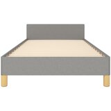  Okvir za krevet bez madraca svjetlosivi 90x190 cm od tkanine | shoptok.hr