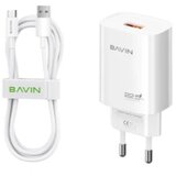 BAVIN punjač 22.5w Usb A + kabl Type C bela ( 90051 ) | ePonuda.com