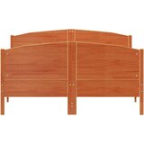 Okvir kreveta s uzglavljem voštano smeđi 150x200 cm od borovine | shoptok.hr