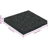  Gumenasti granulatni vanjski pod Crna 9 x 9 x 0,8 cm Guma | shoptok.hr