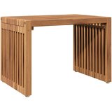  Vrtni bočni stol Smeđa 50 x 32,5 x 35 cm Čvrsto teak drvo | shoptok.hr