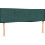 Box spring postelja z vzmetnico temno zelena 160x220 cm žamet, (22011078) | Shoptok.si