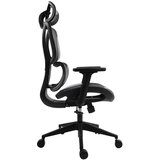 BIT FORCE ROYAL LM-2D uredska stolica, PU koža, 2D naslon za ruke, nosivost 140kg, crno/siva | shoptok.hr
