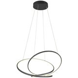  Mat črna LED zatemnitvena viseča svetilka Darvin – | Shoptok.si