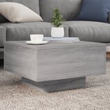 The Living Store Klubska mizica siva sonoma 55x55x31 cm inženirski les - Klubska Mizica, (21573669) | Shoptok.si