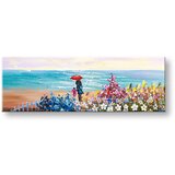  Slikana slika na platnu plaža 120x40 cm Cene