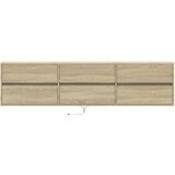  Zidni TV ormarić LED boja hrasta sonome 180x31x45 cm | shoptok.hr
