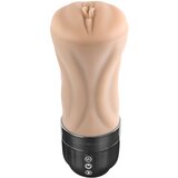 Zero Tolerance Tight Lipped - usisno-vibrirajuća umjetna vagina (prirodna) | shoptok.hr