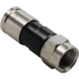 1582451 F-konektor kompresija Priključki: F-vtič Premer kabla: 7.4 mm 1 kos, (20437176)