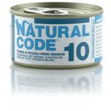 Natural Code cat konzerva za mačke - tuna and small white fish 85g