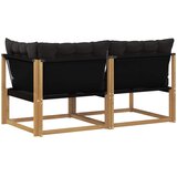  Set vanjskih sofa Čvrsto drvo akacije Bijela | shoptok.hr