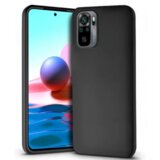 Onasi silikonski ovitek za xiaomi redmi note 10 / note 10s - mat črn Cene