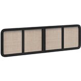  Uzglavlje s uzglavljem Crna 200 x 55 x 3 cm Ratan | shoptok.hr
