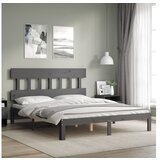  Posteljni okvir z vzglavjem bel 5FT King Size trles | Shoptok.si