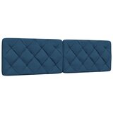vidaXL Vzglavna stranica modra 180 cm blago Cene