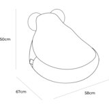 MeowBaby Bearly Sako Bag, Teddy, Rjava, (21510726) | Shoptok.si
