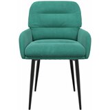  Trpezarijske stolice 4 pcs Baršun Tirkizna 59 x 59,5 x 90 cm | shoptok.hr