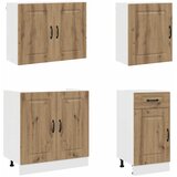  7-dijelni set kuhinjskih ormarića Kalmar konstruiranog drva | shoptok.hr